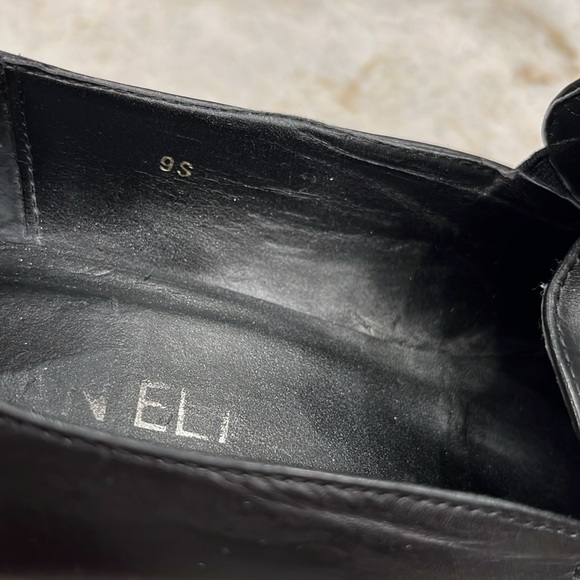 Vaneli Classic Black Leather Pumps | Square Toe | Size 9S (Slim Fit) - Picture 8 of 10